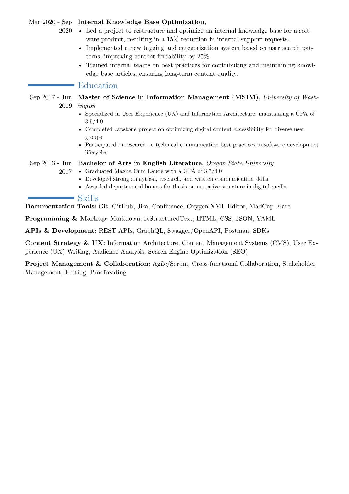 Career changer version - Page 2