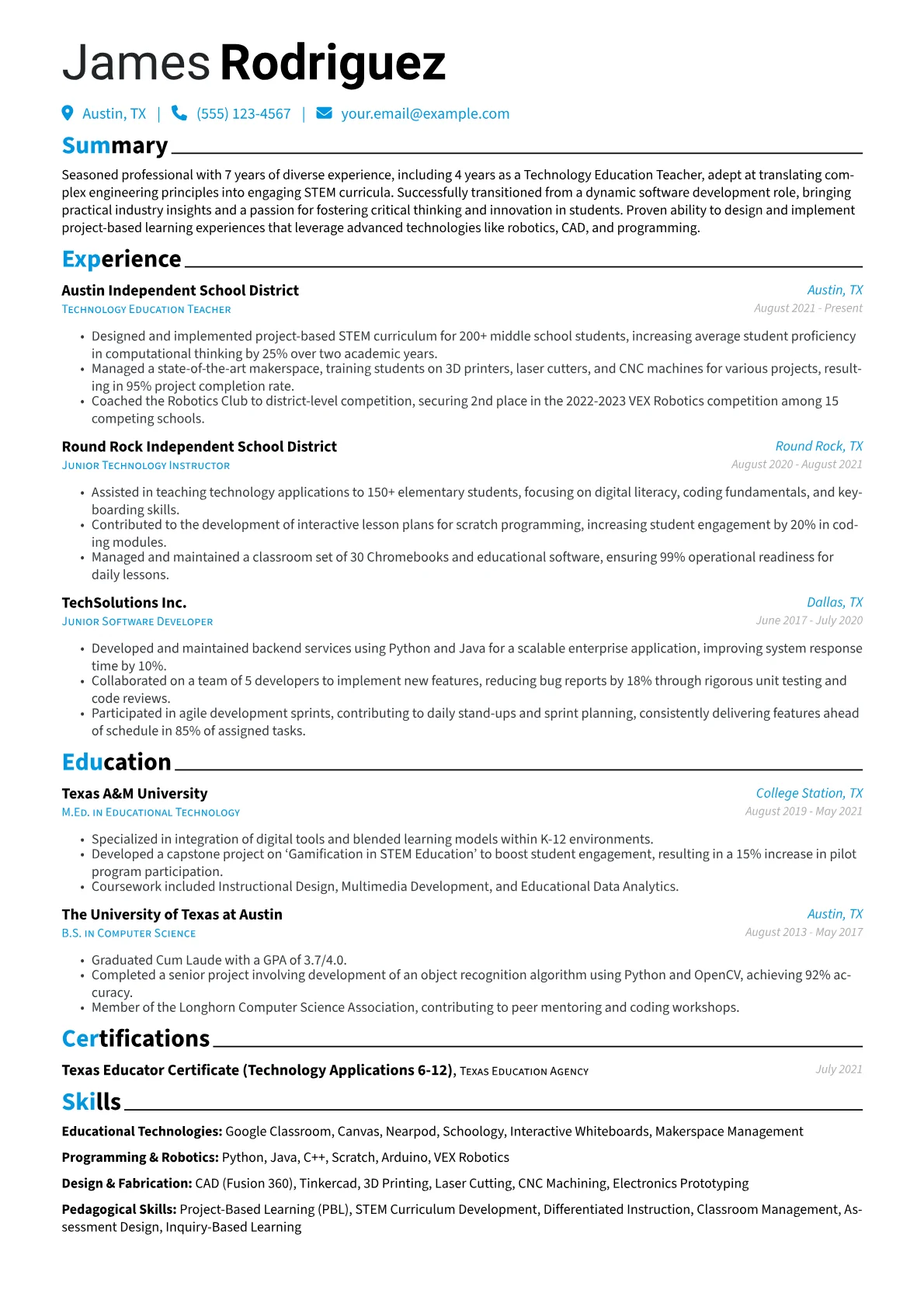Career changer version - Page 1