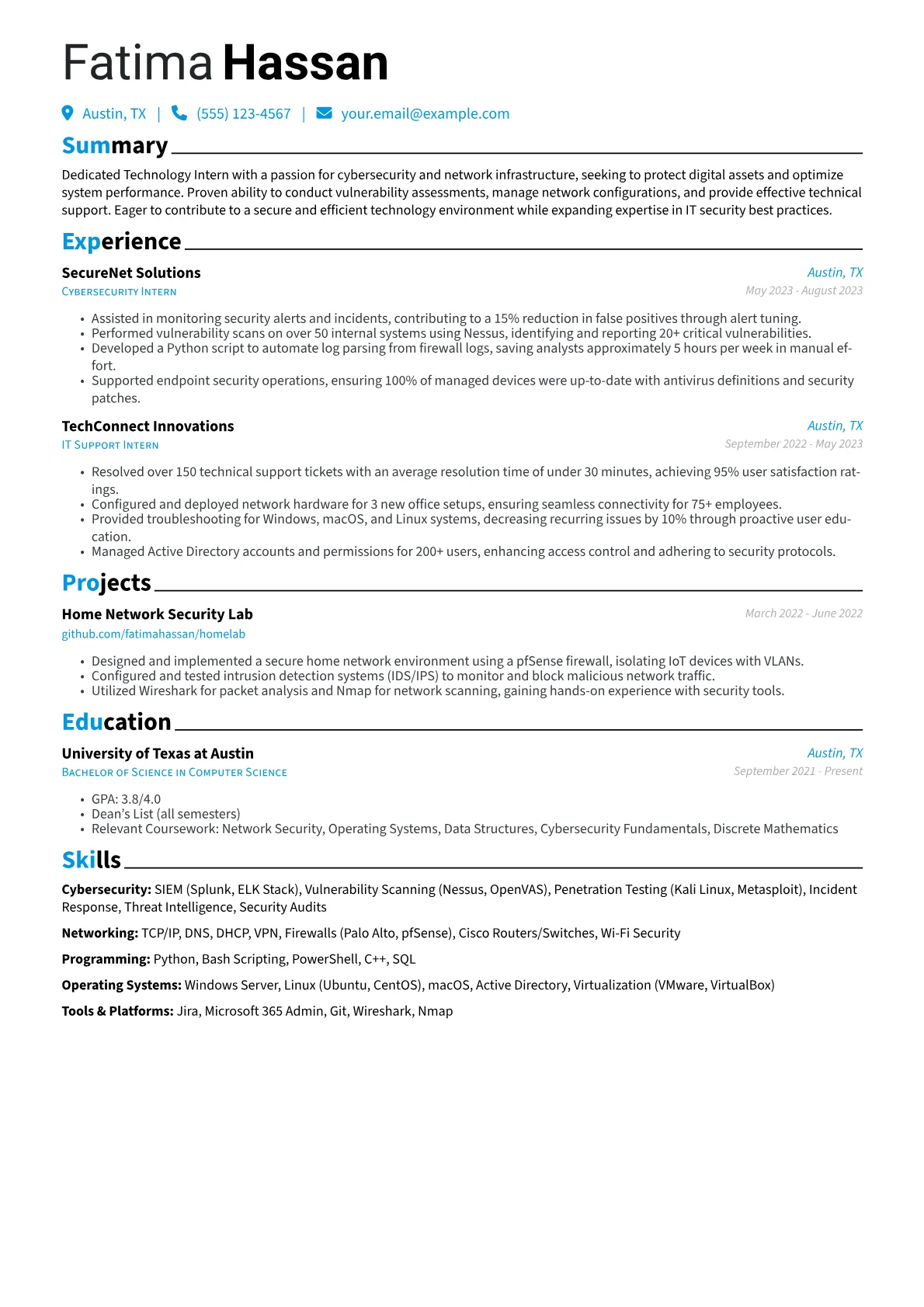 Technology Intern version - Page 1