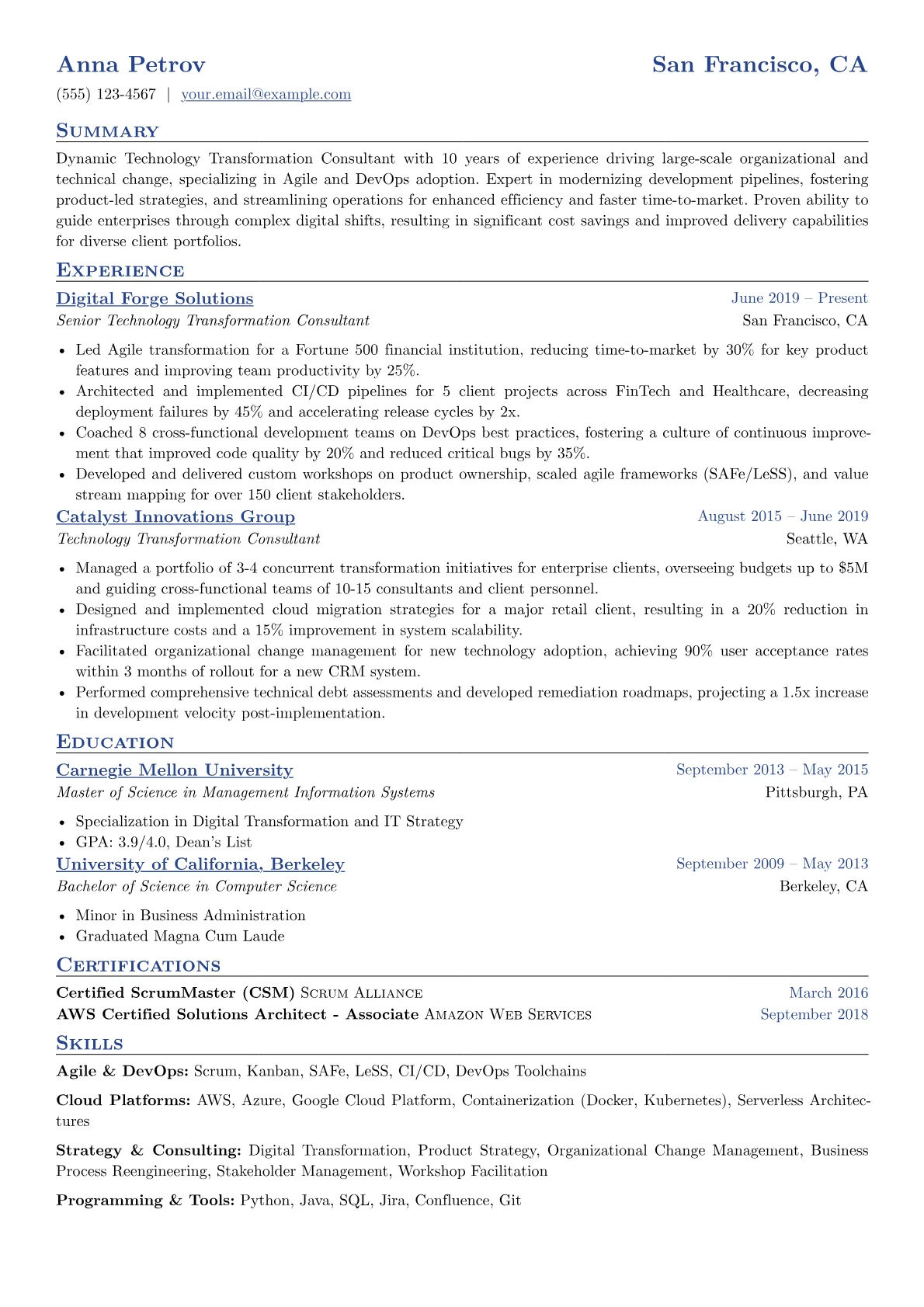 DevOps & Agile version - Page 1