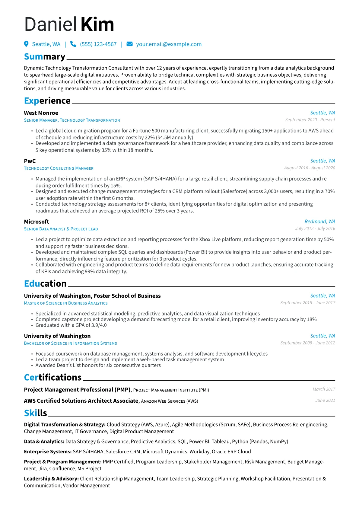 Career changer version - Page 1