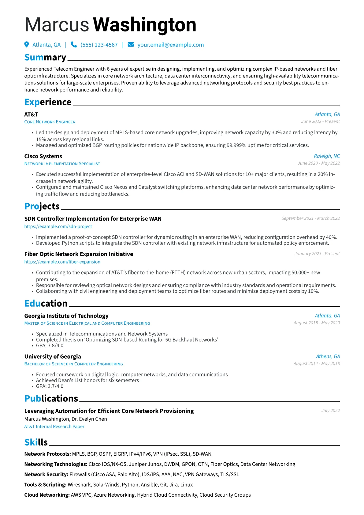 Telecom Engineer version - Page 1