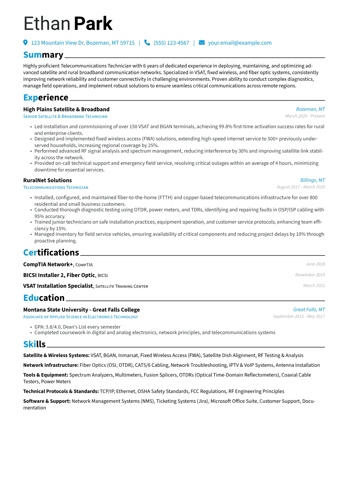 Telecommunications version - Page 1