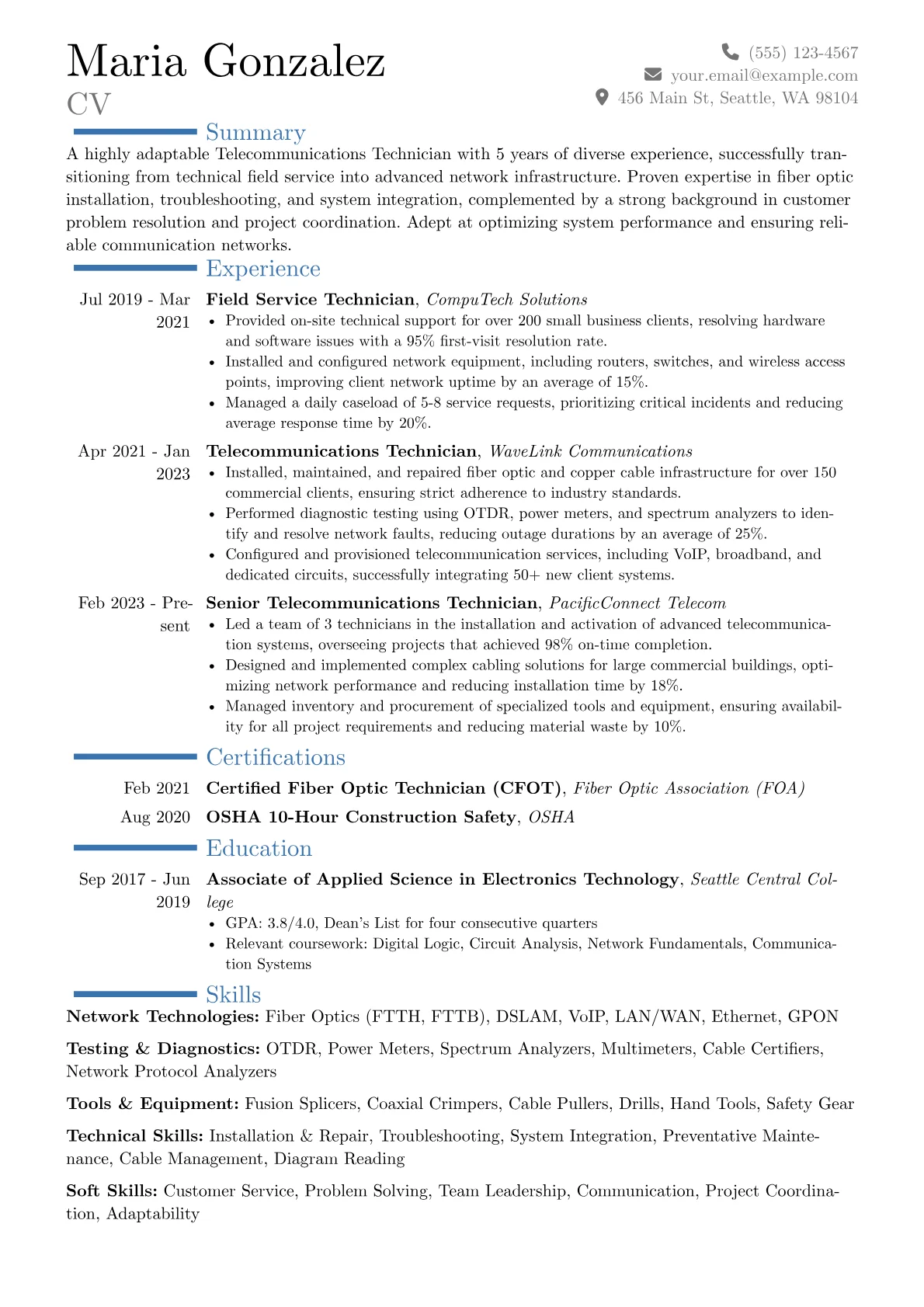 Career changer version - Page 1