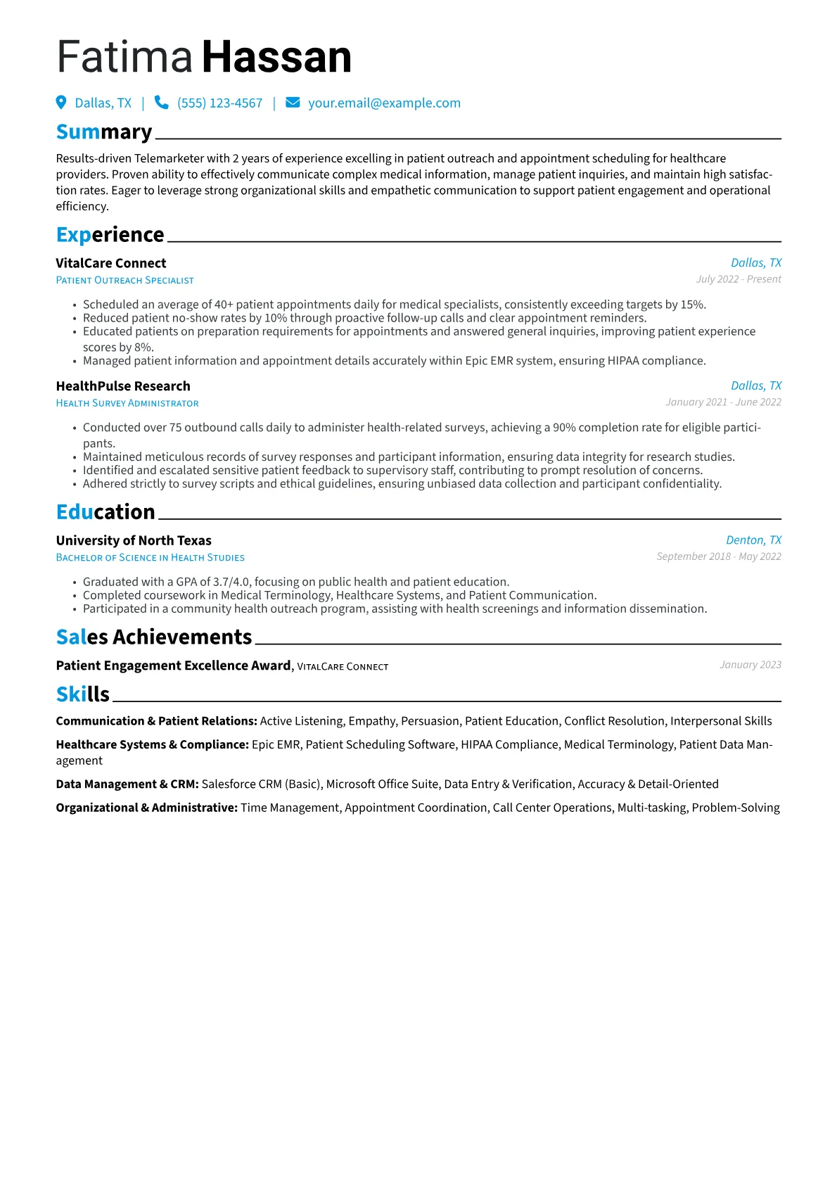 Telemarketer version - Page 1