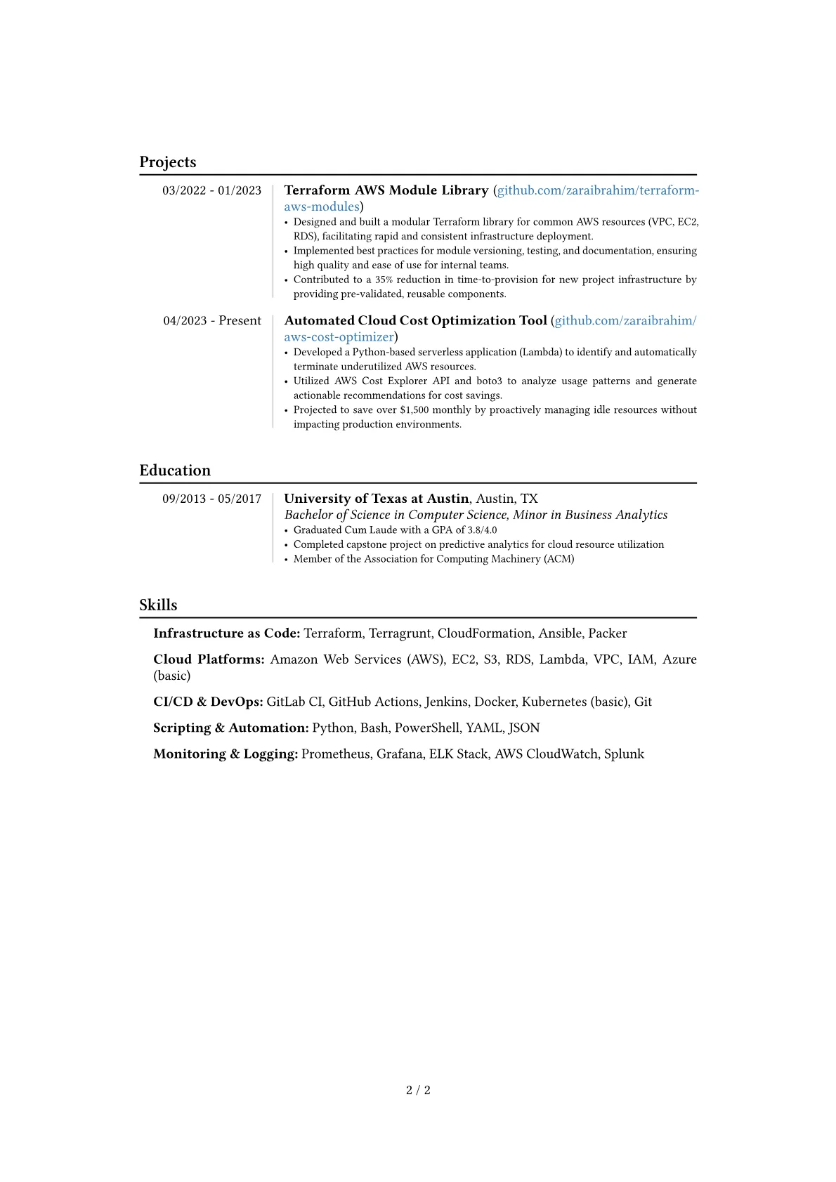 Career changer version - Page 2