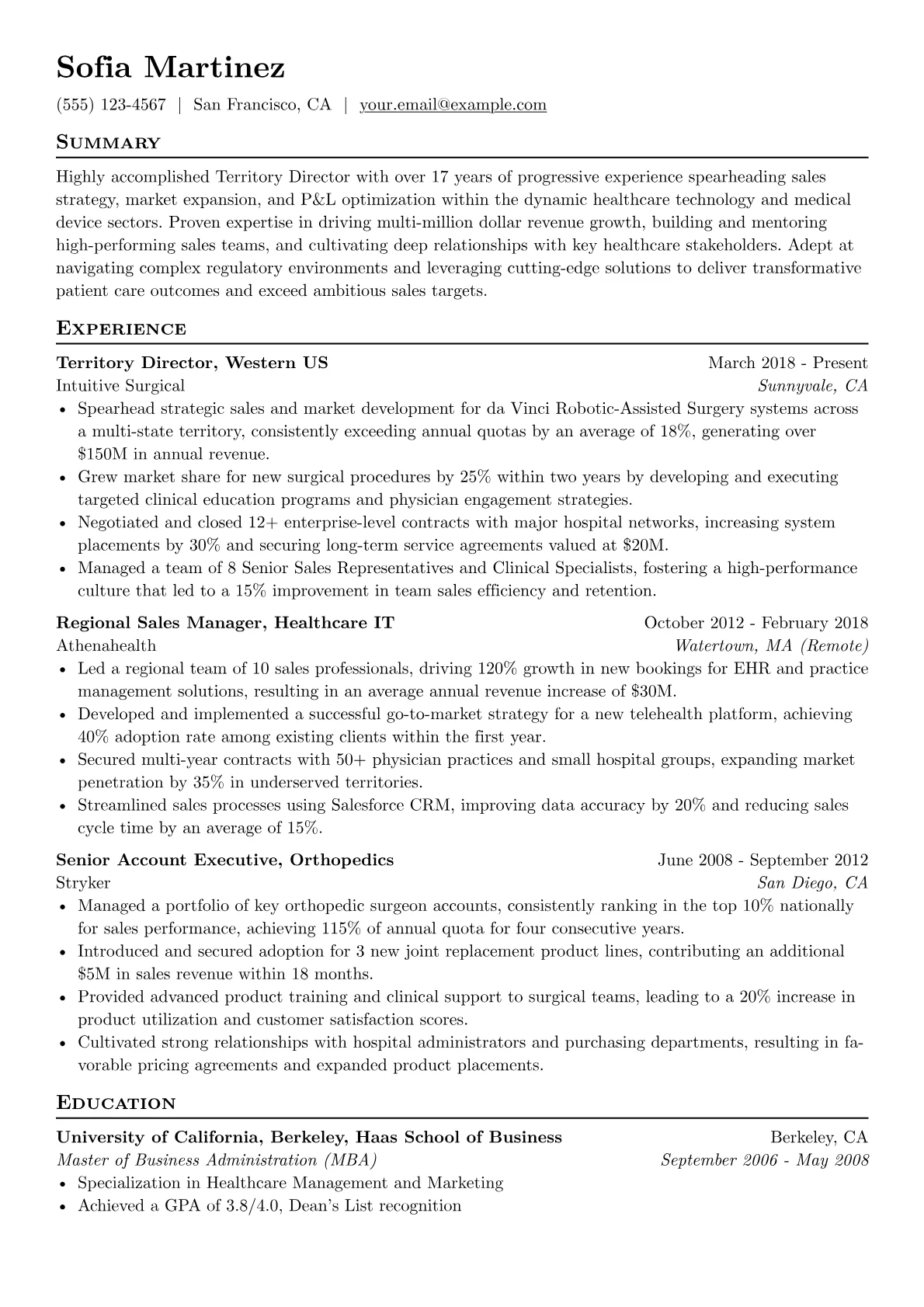 Sales Leadership version - Page 1