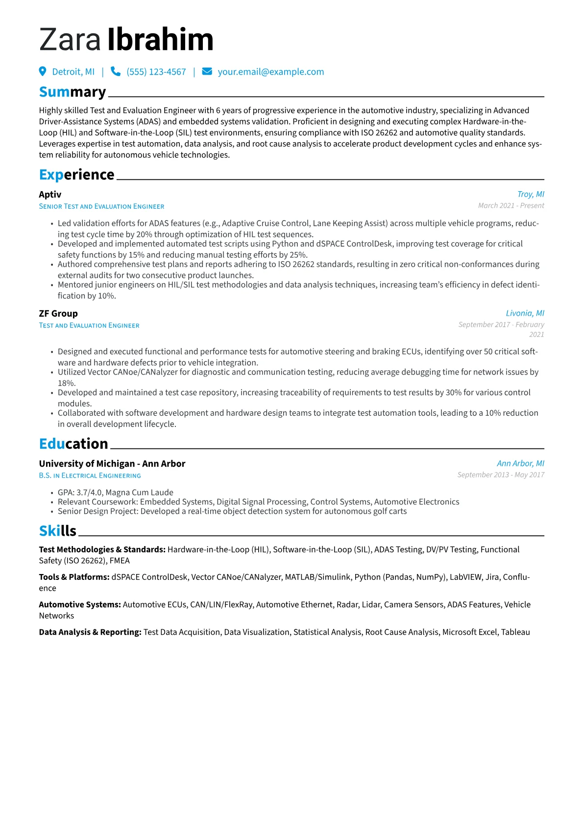 Test and Evaluation version - Page 1