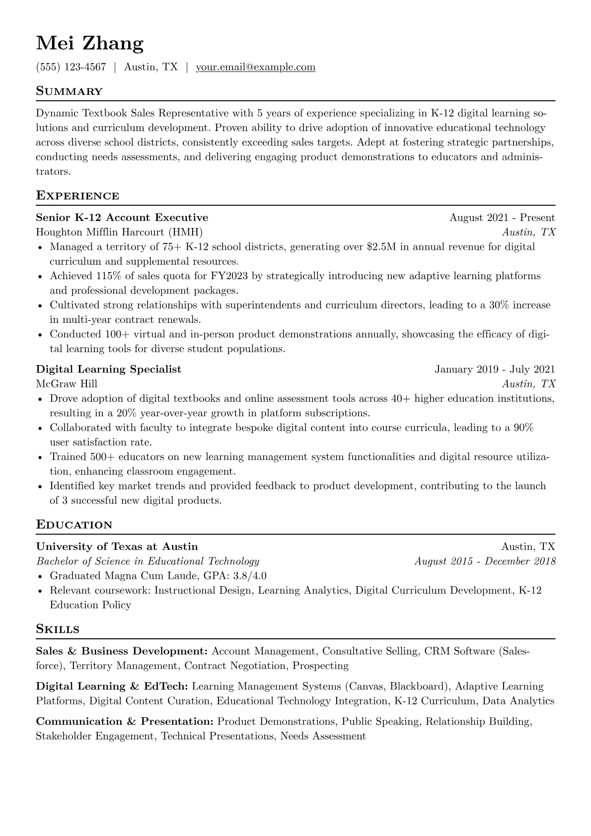 Textbook Sales version - Page 1