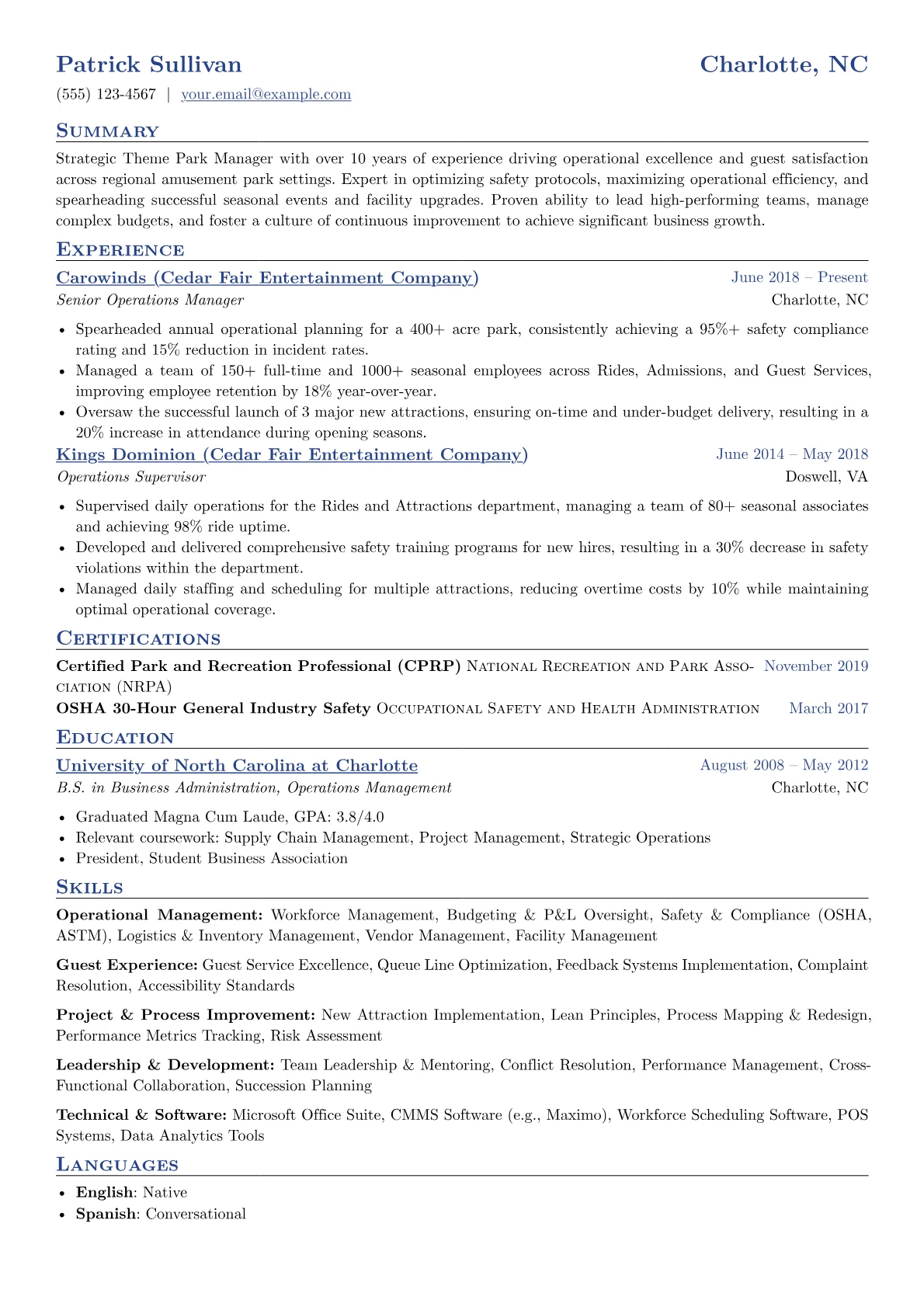 Regional Amusement version - Page 1