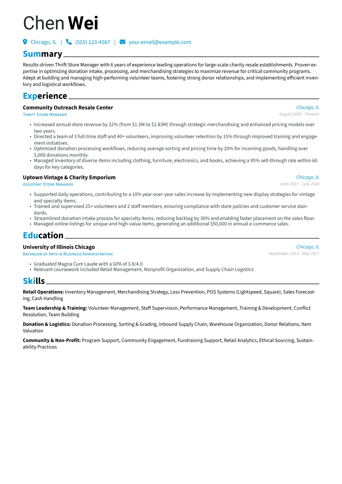 Thrift Store Manager version - Page 1
