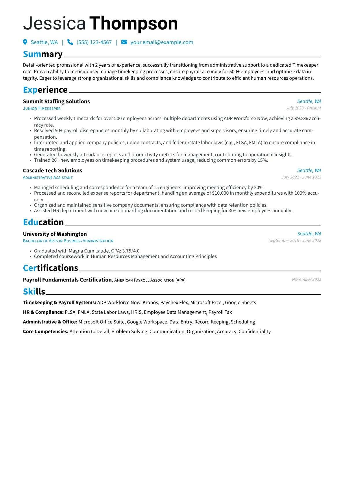 Career changer version - Page 1