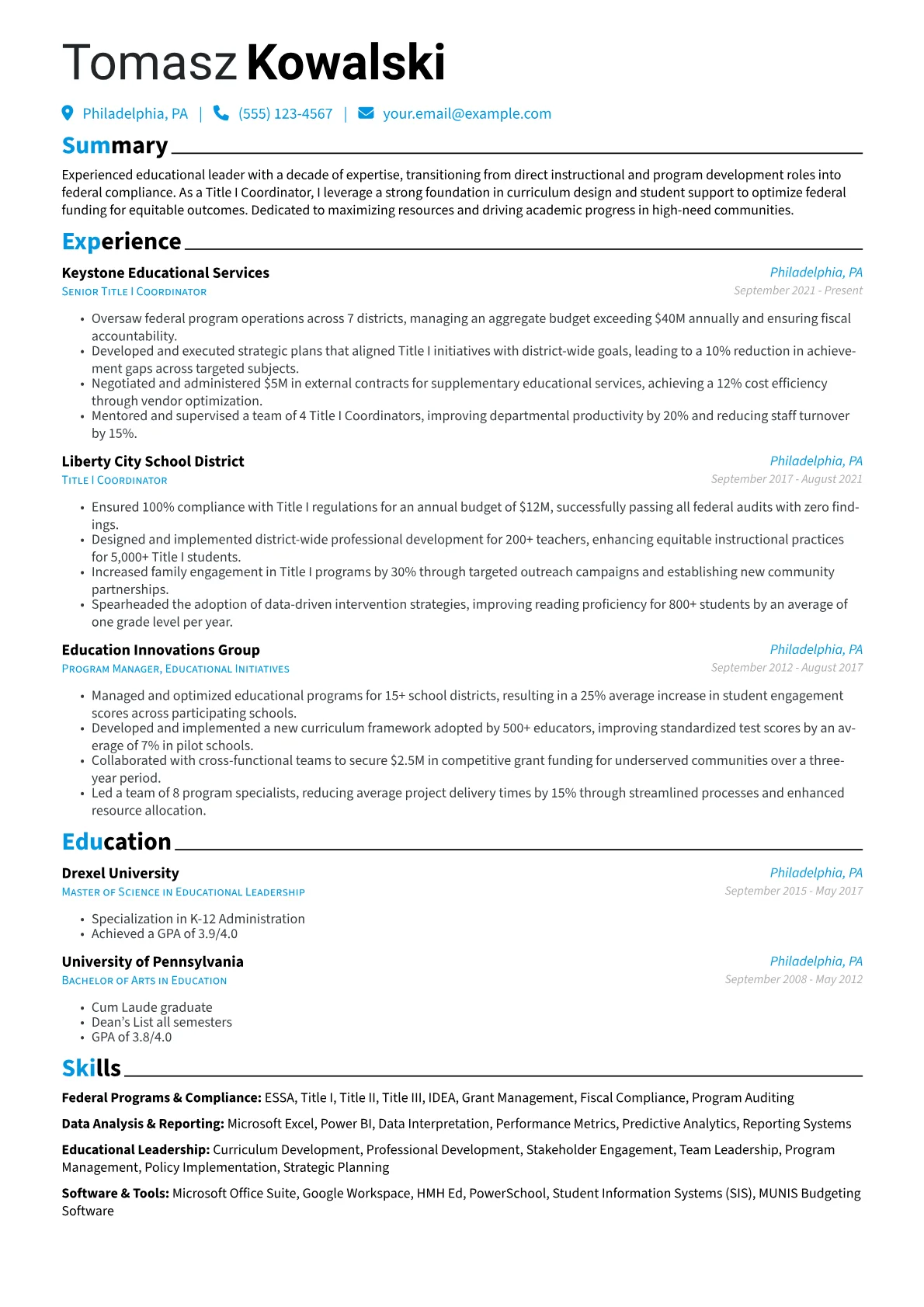 Career changer version - Page 1