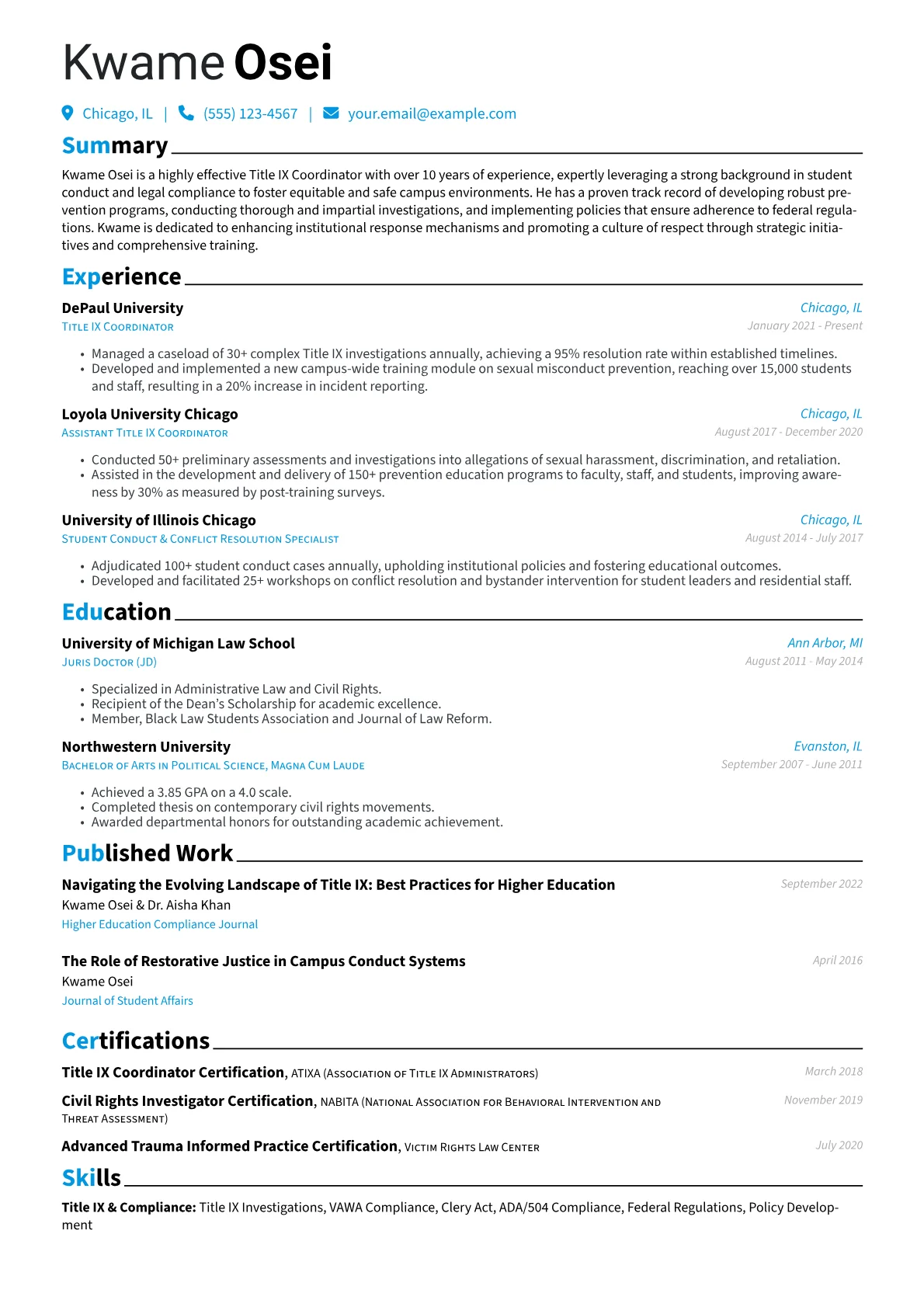 Career changer version - Page 1