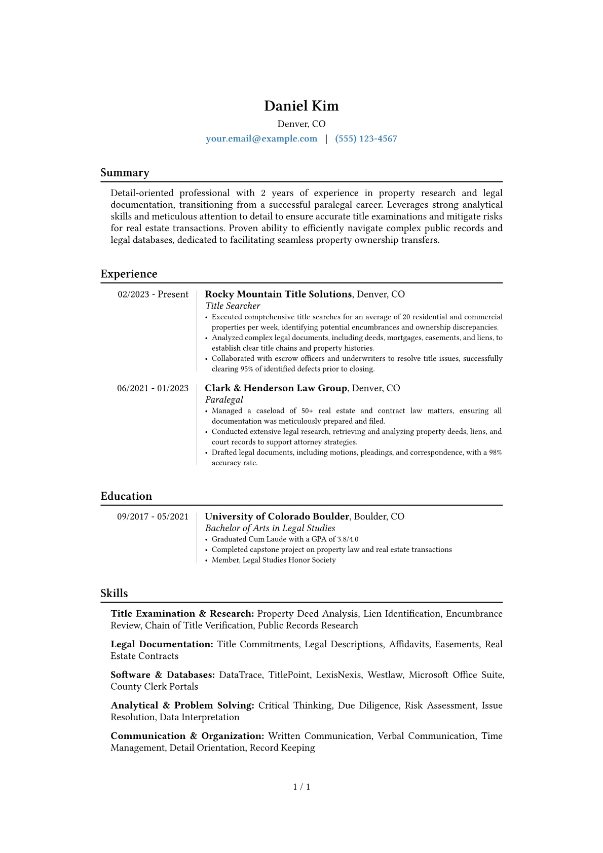 Career changer version - Page 1