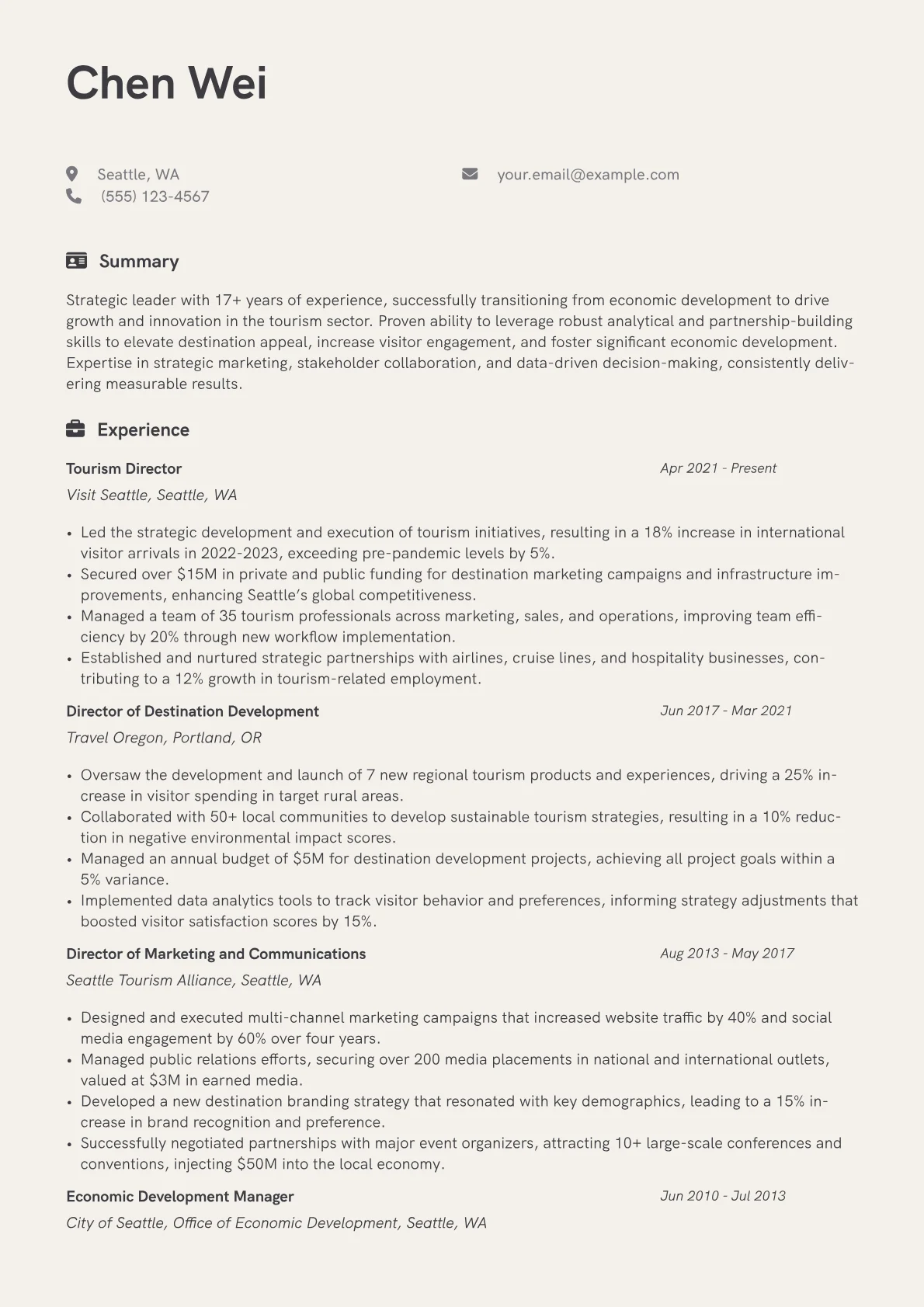 Career changer version - Page 1
