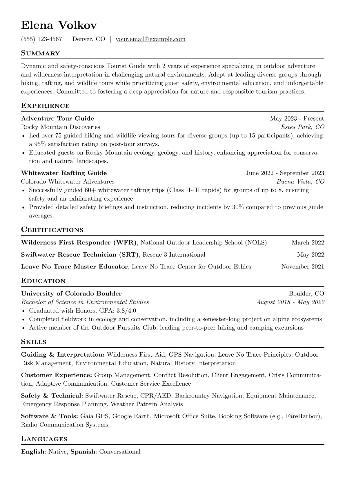 Adventure Tourism Guide version - Page 1