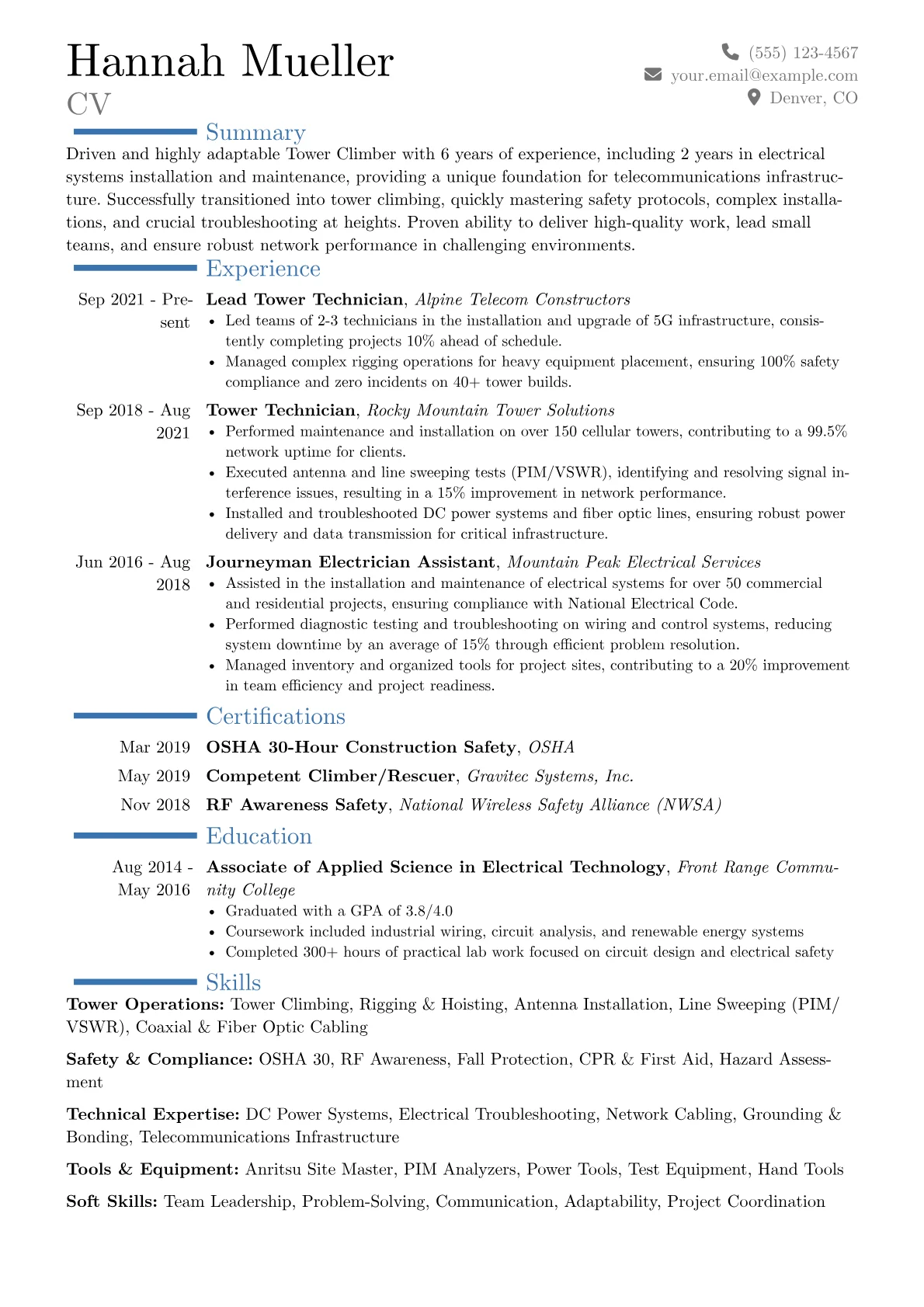 Career changer version - Page 1