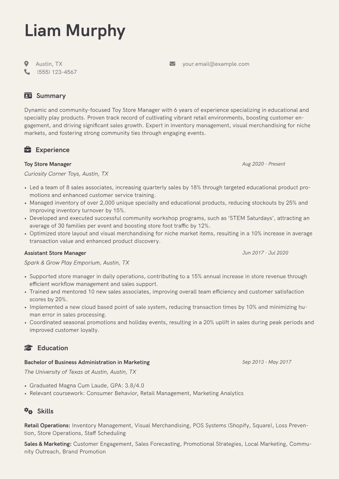 Toy Store Manager version - Page 1