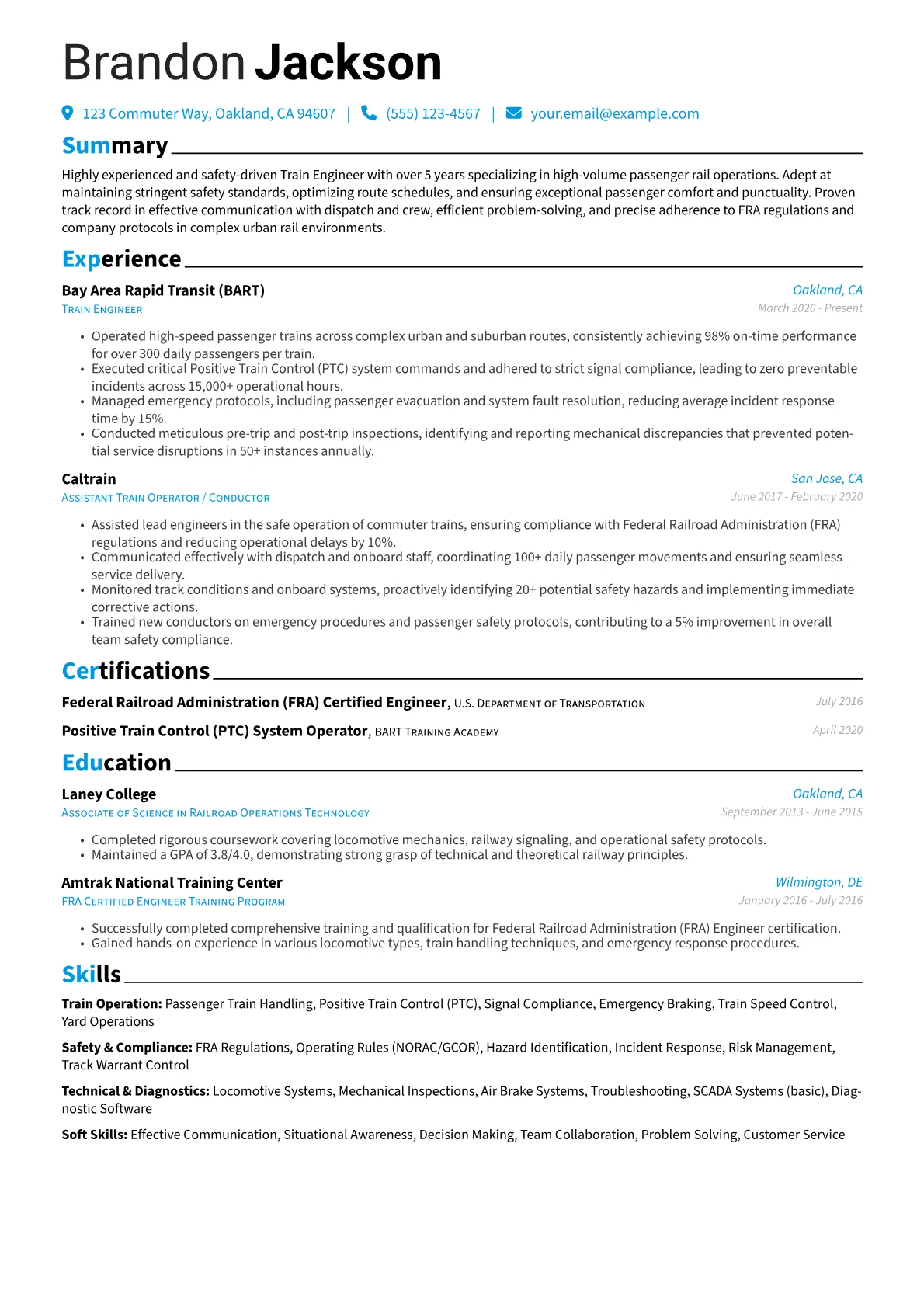 Passenger Rail Specialist version - Page 1