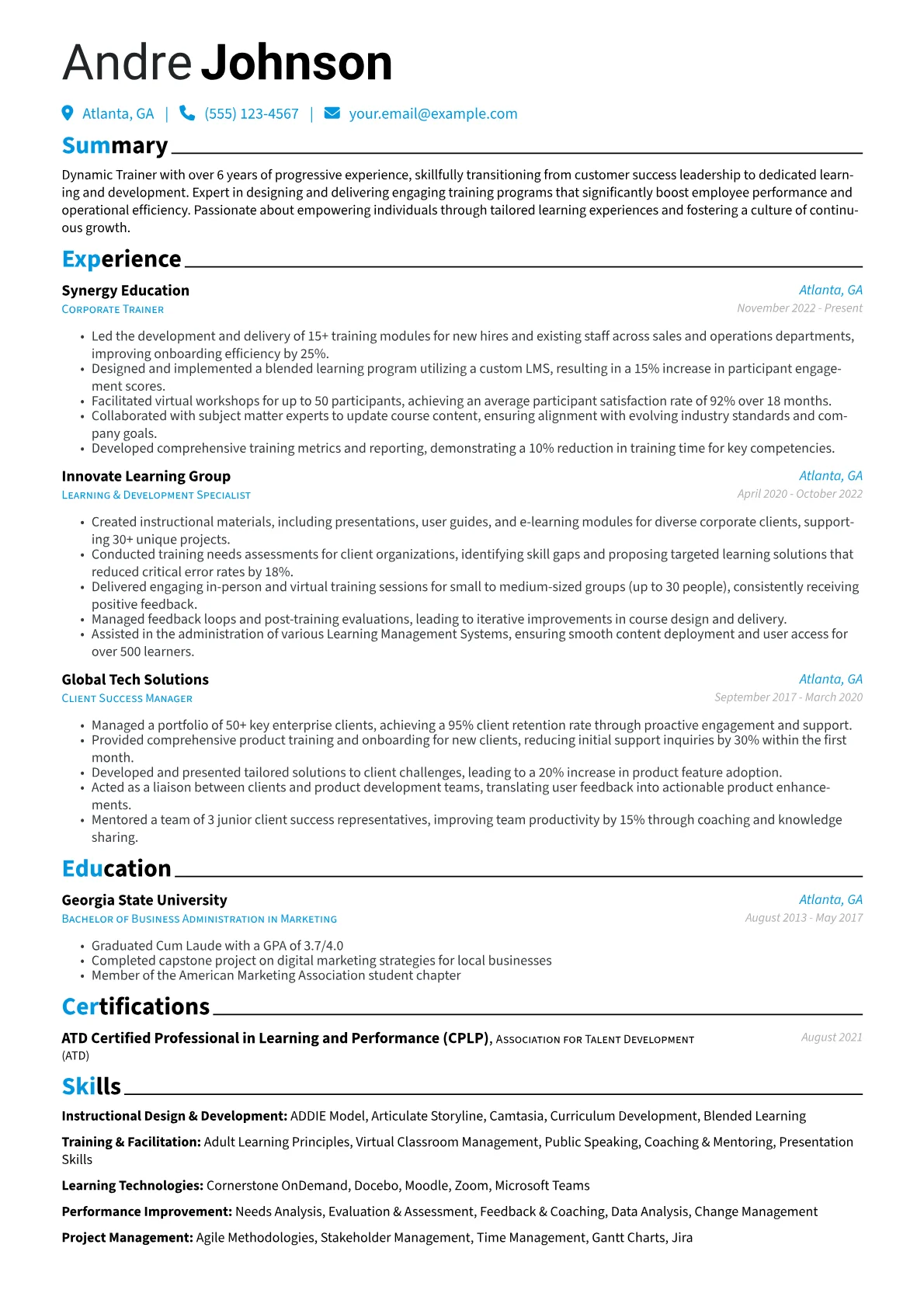 Career changer version - Page 1