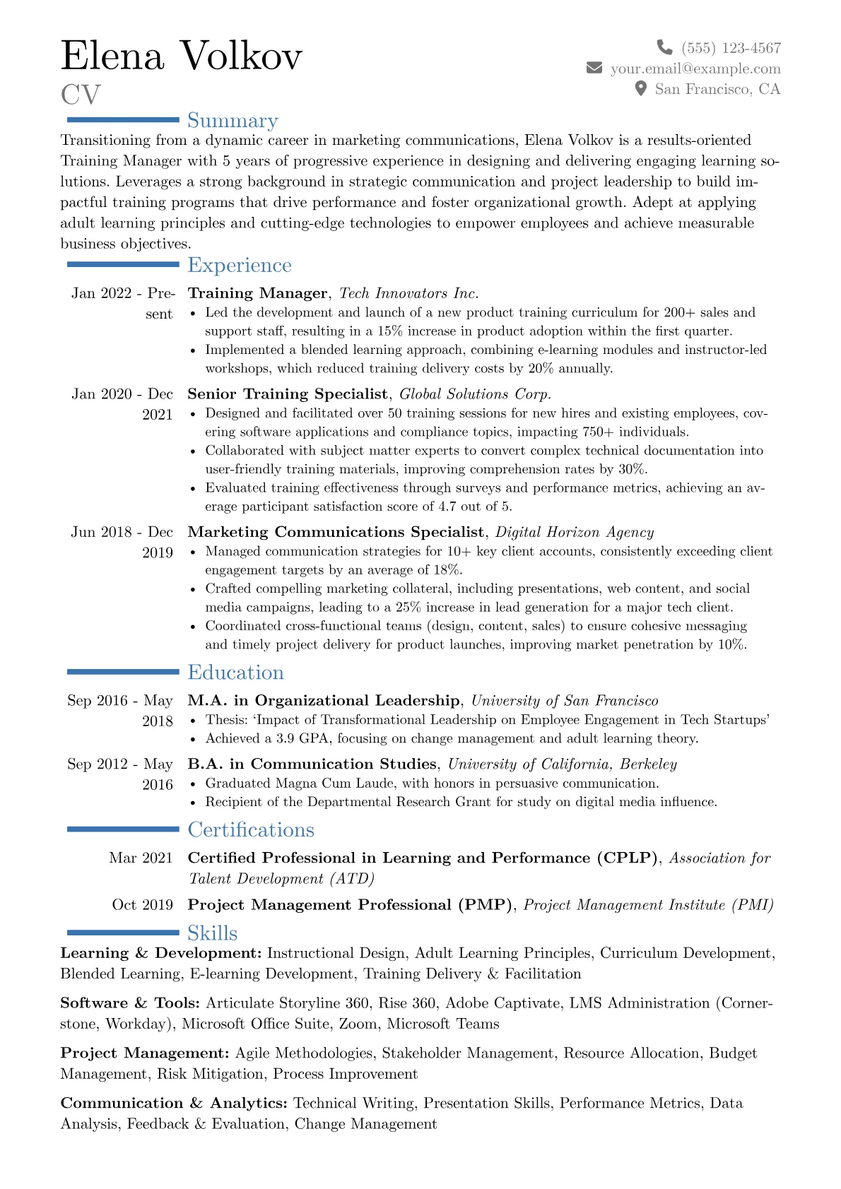 Career changer version - Page 1