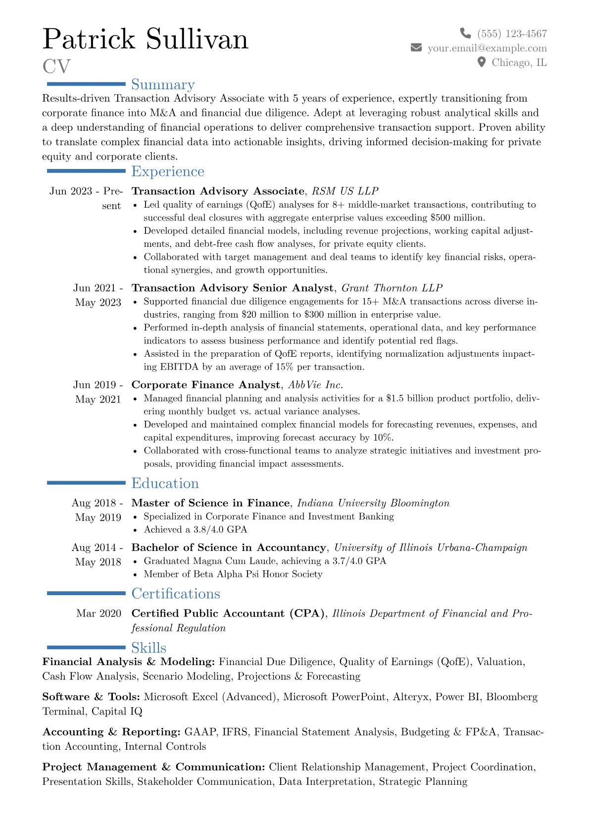 Career changer version - Page 1