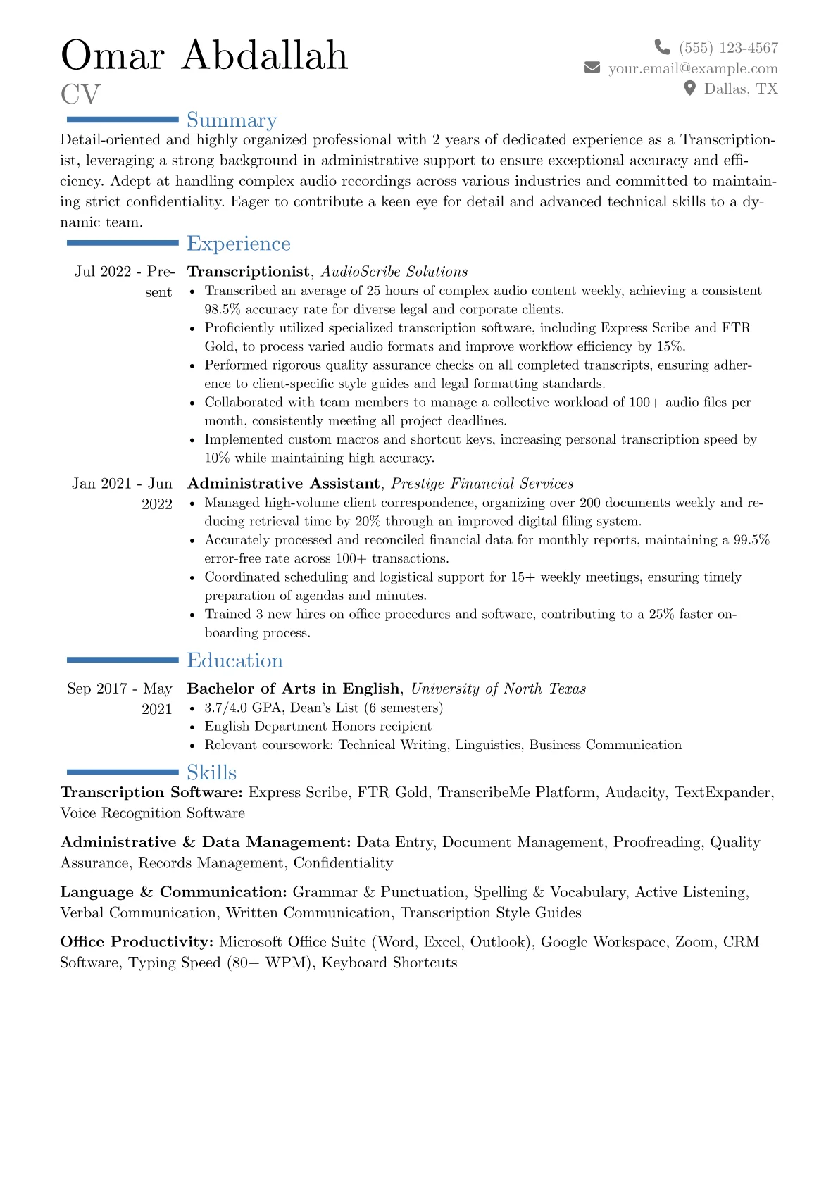 Career changer version - Page 1