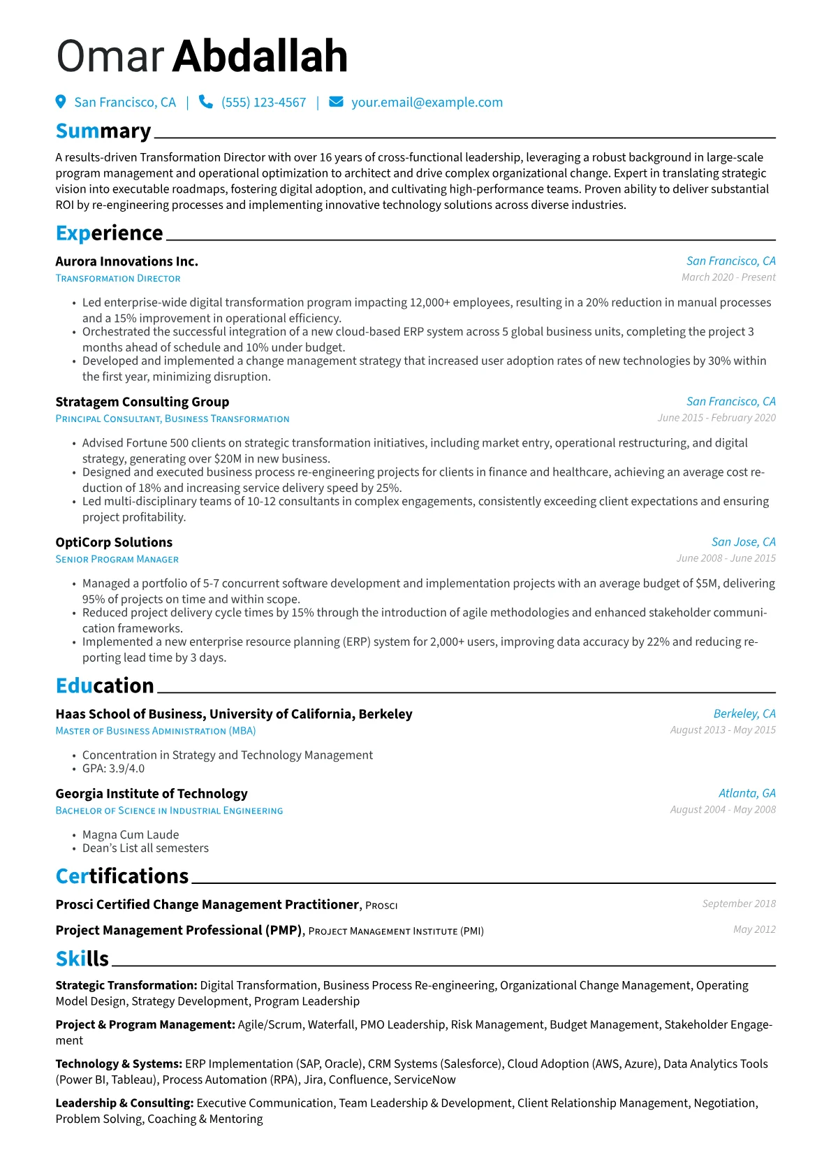 Career changer version - Page 1