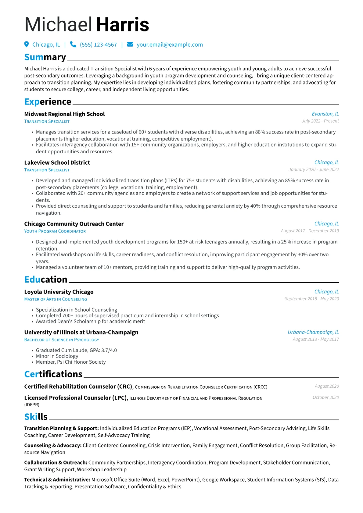 Career changer version - Page 1