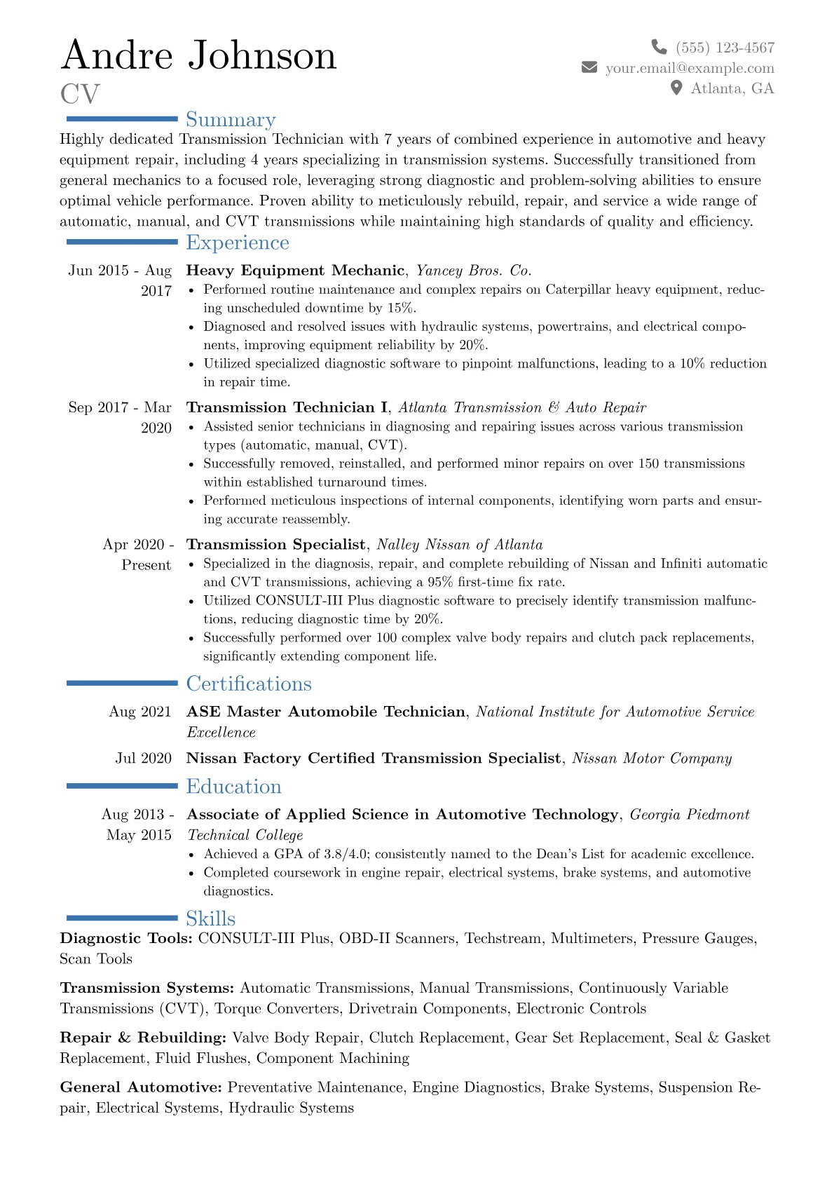 Career changer version - Page 1