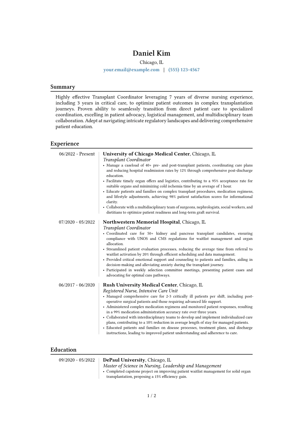 Career changer version - Page 1