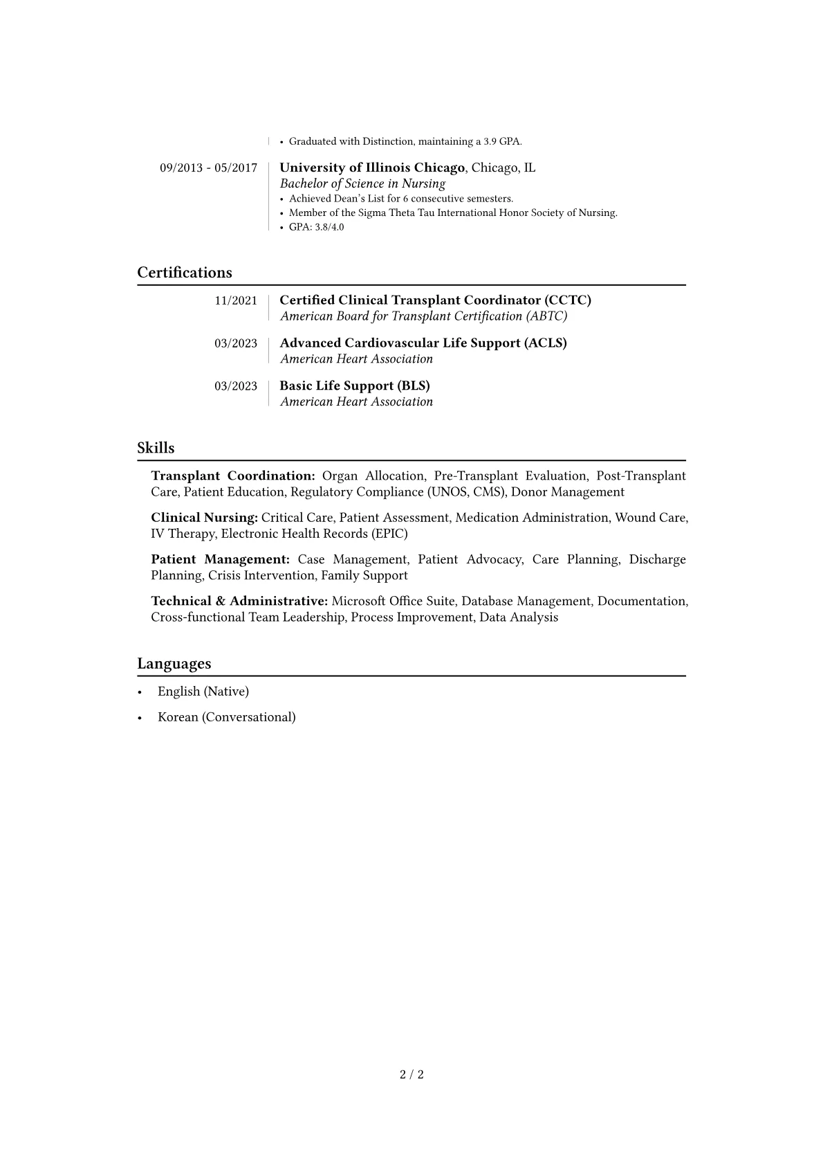 Career changer version - Page 2