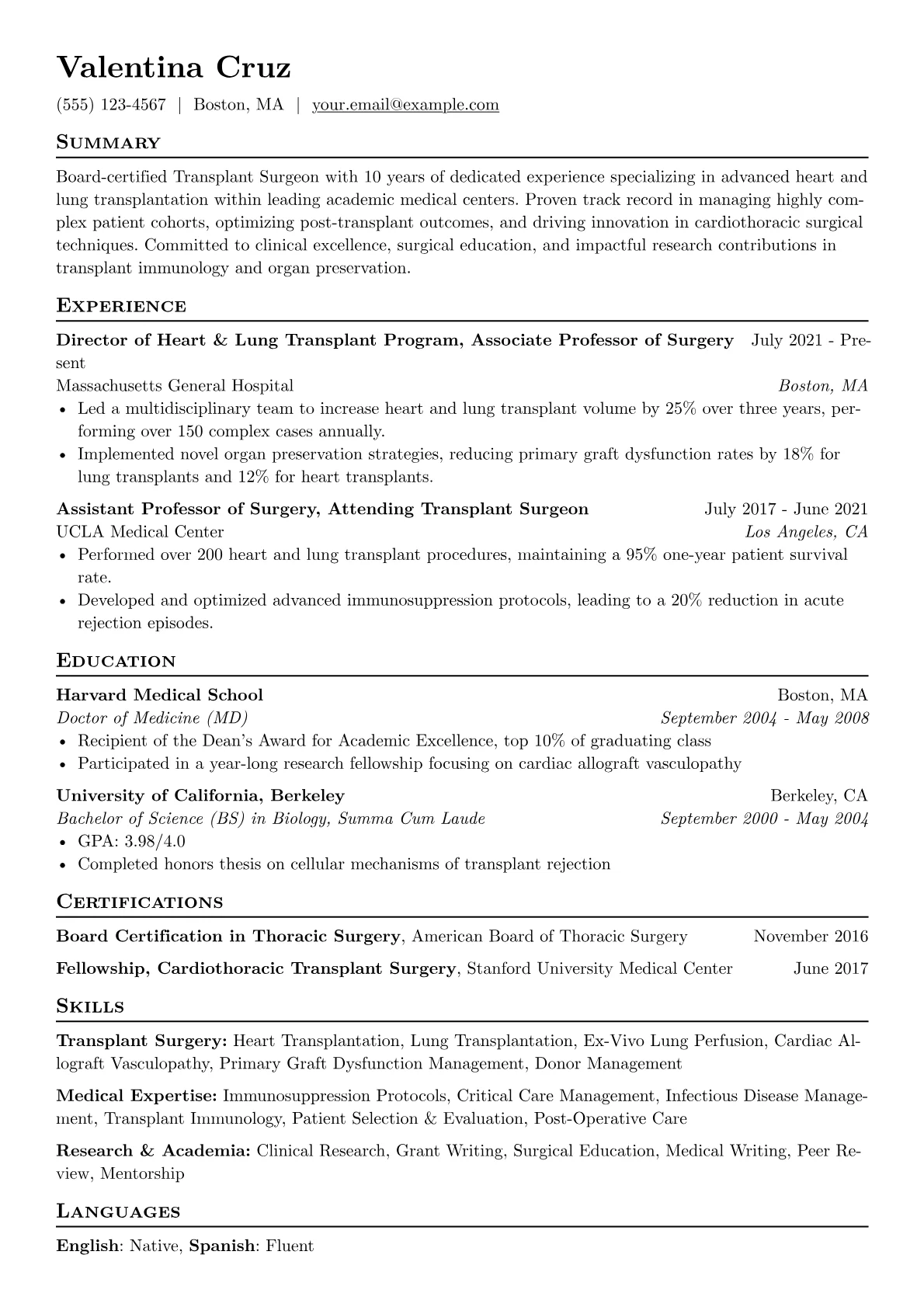 Transplant Surgeon version - Page 1