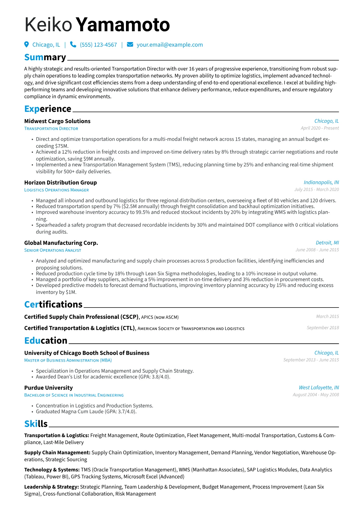 Career changer version - Page 1
