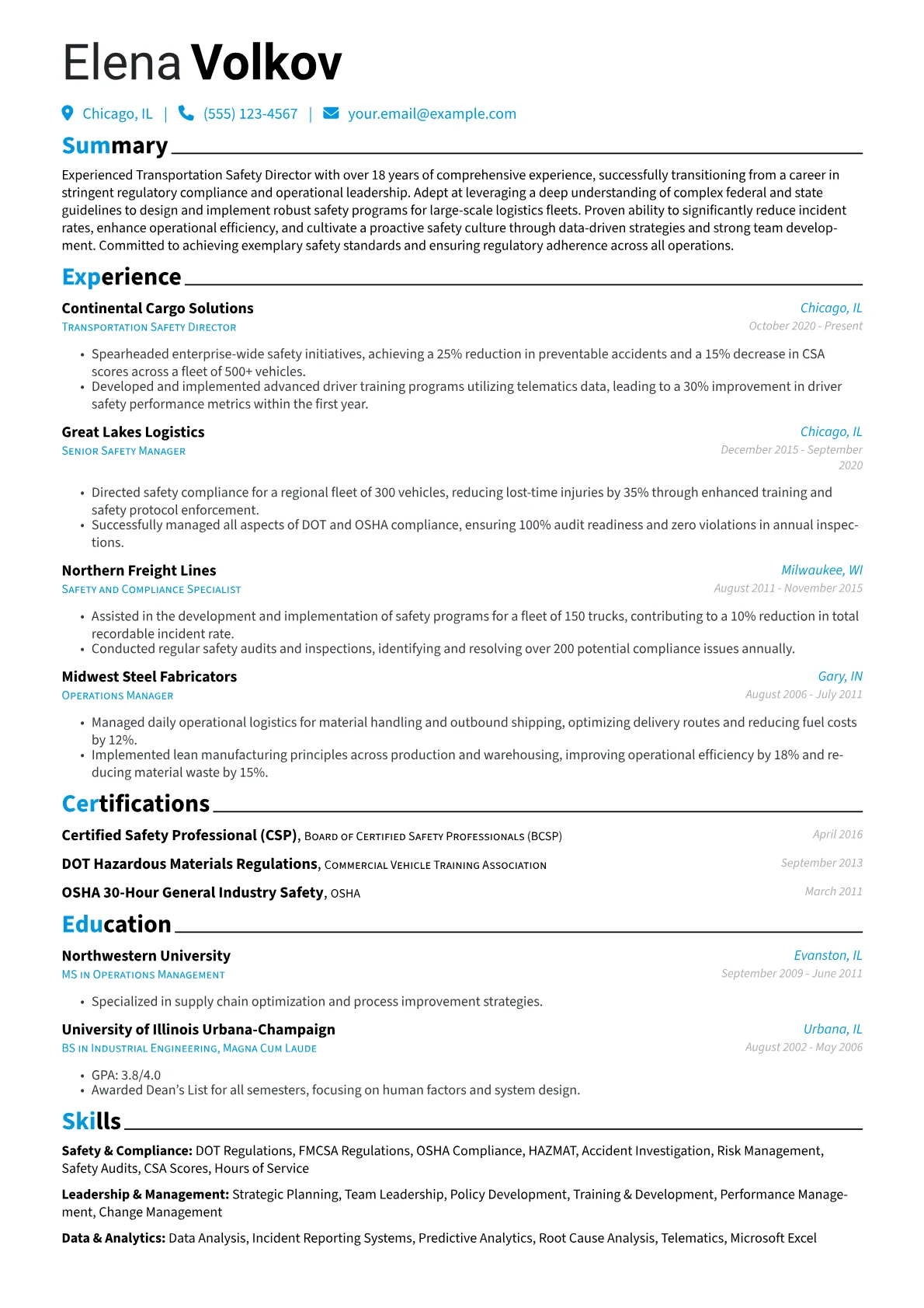 Career changer version - Page 1
