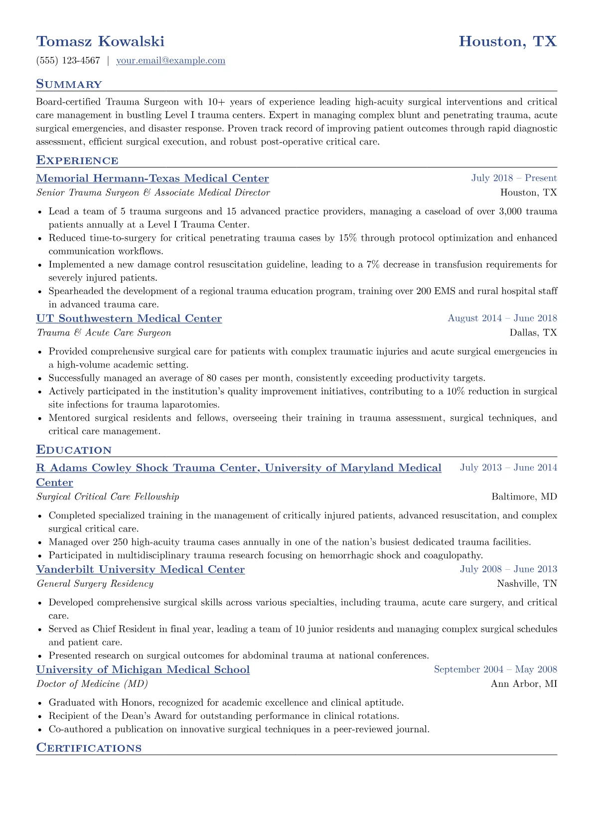 Clinical Trauma Surgery version - Page 1