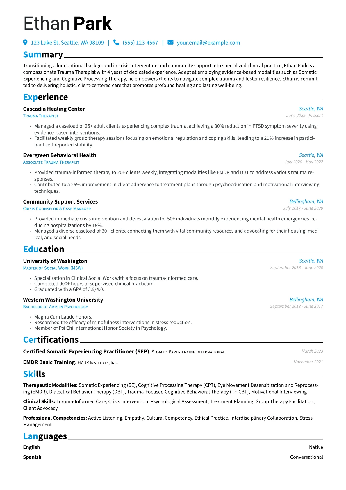 Career changer version - Page 1