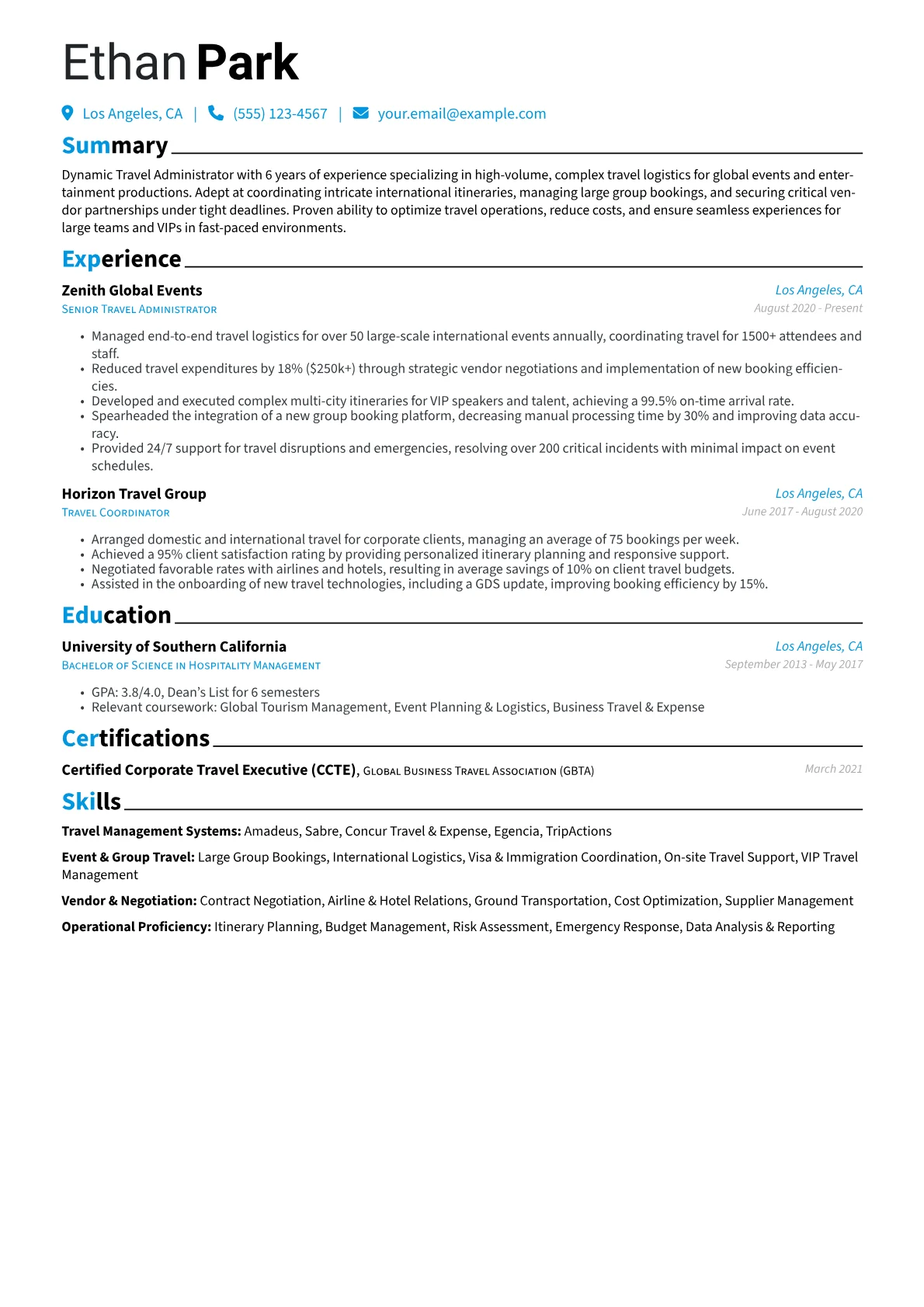 Travel Management Systems version - Page 1