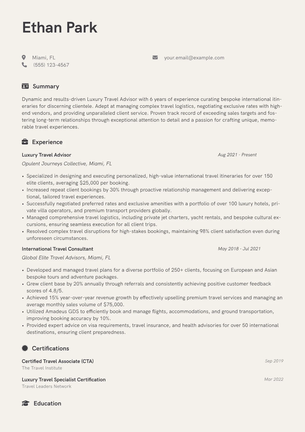 Luxury & Bespoke version - Page 1