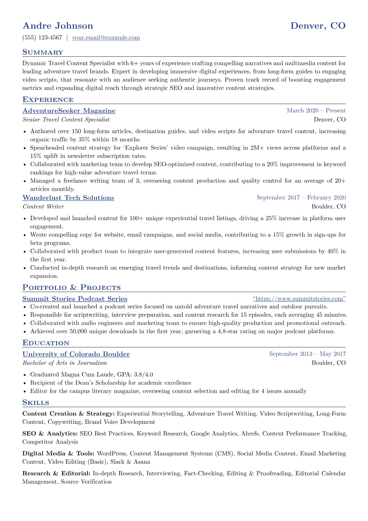 Adventure Travel version - Page 1