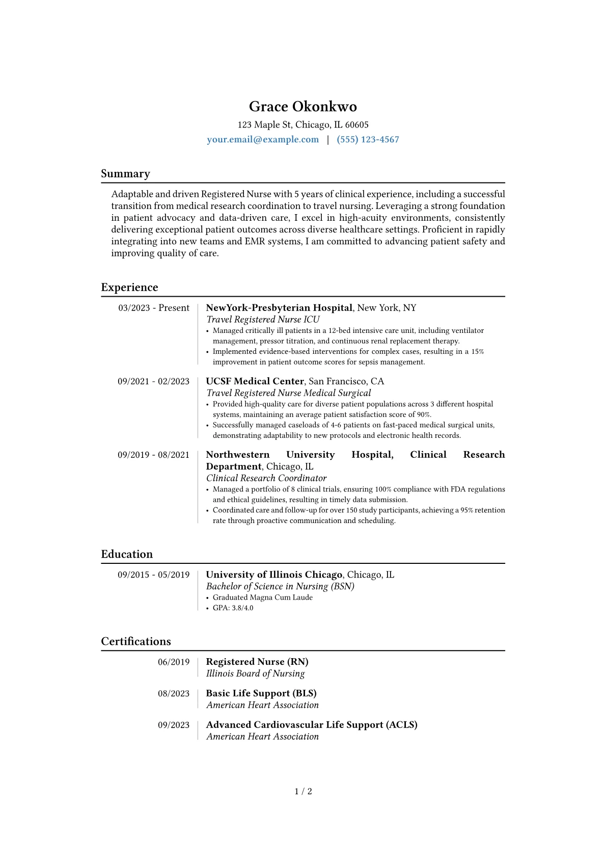 Career changer version - Page 1