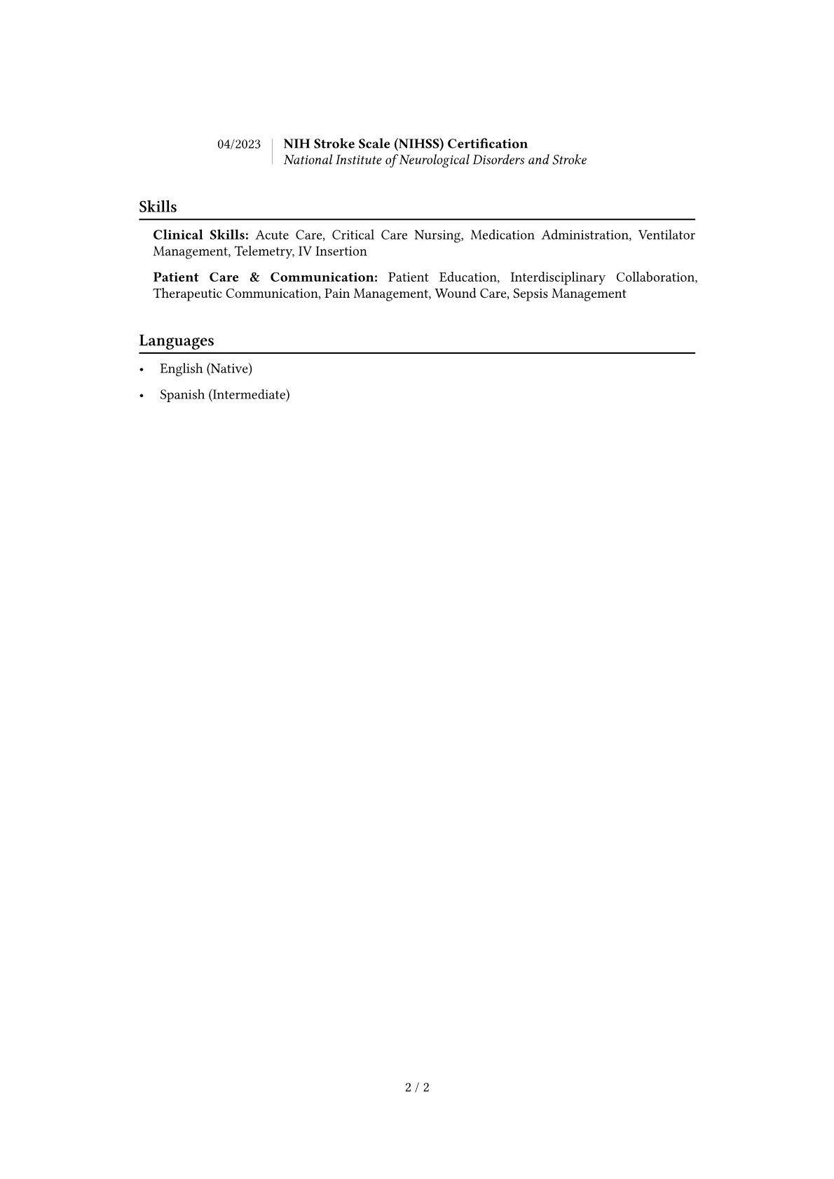 Career changer version - Page 2