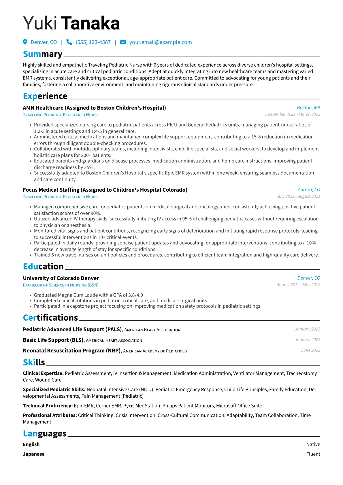 Traveling Nurse version - Page 1
