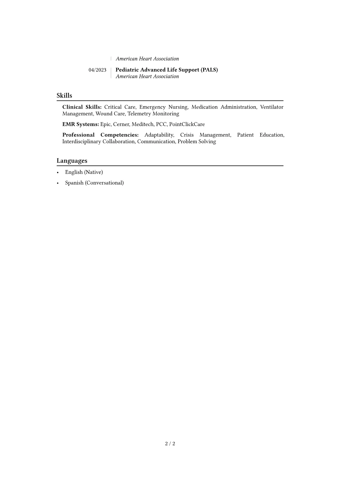 Career changer version - Page 2