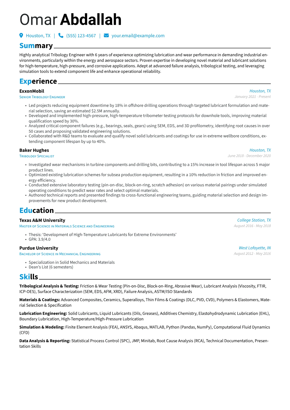 Tribological Analysis version - Page 1