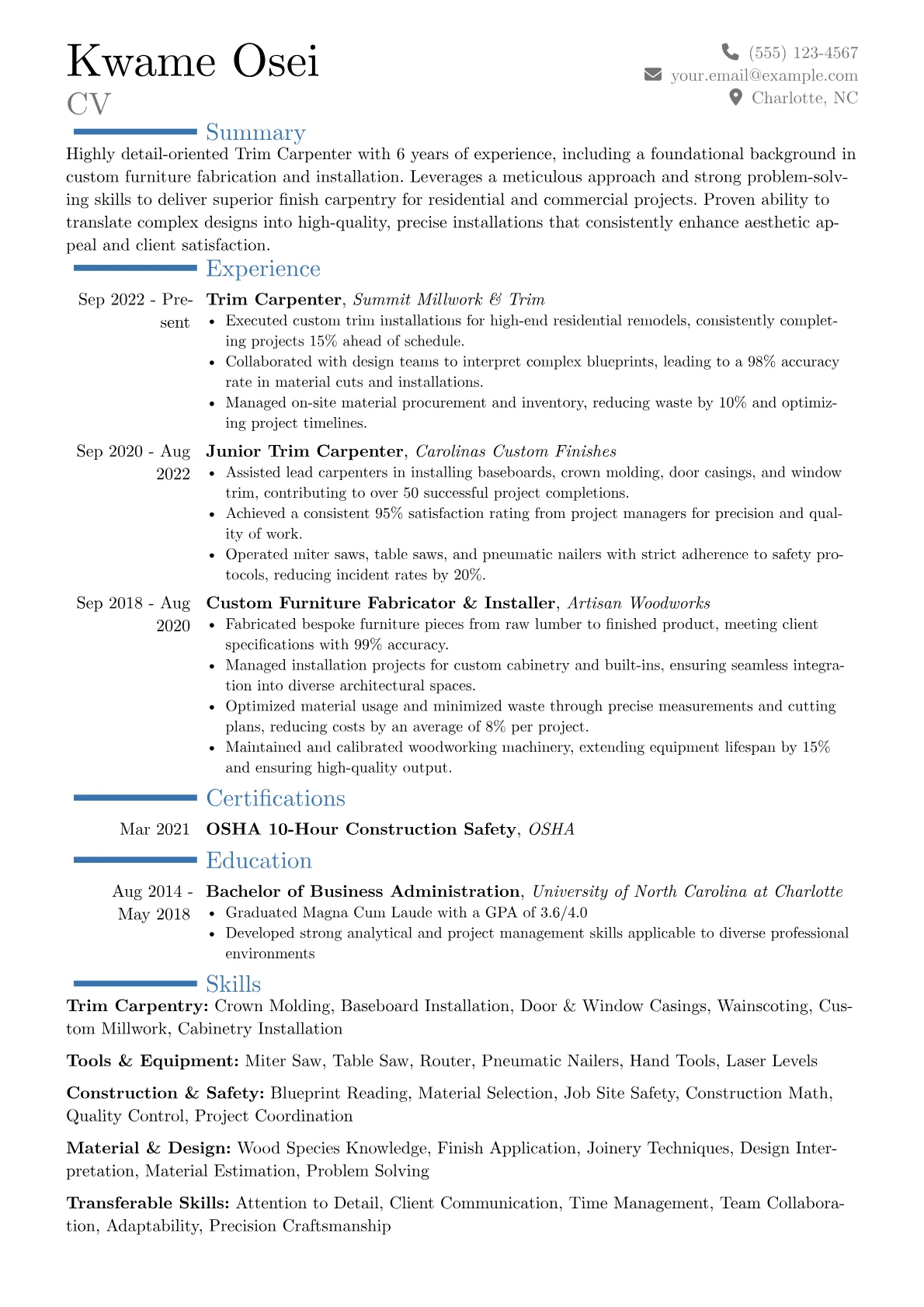 Career changer version - Page 1