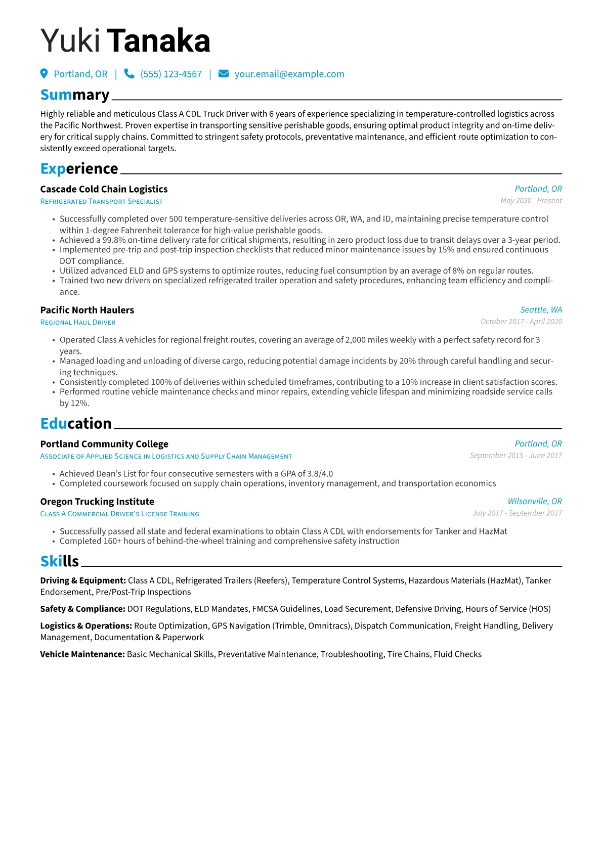 Truck Driver version - Page 1