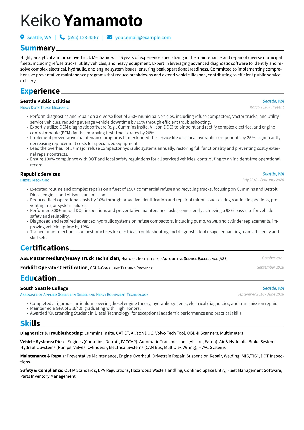 Municipal Fleet Specialist version - Page 1