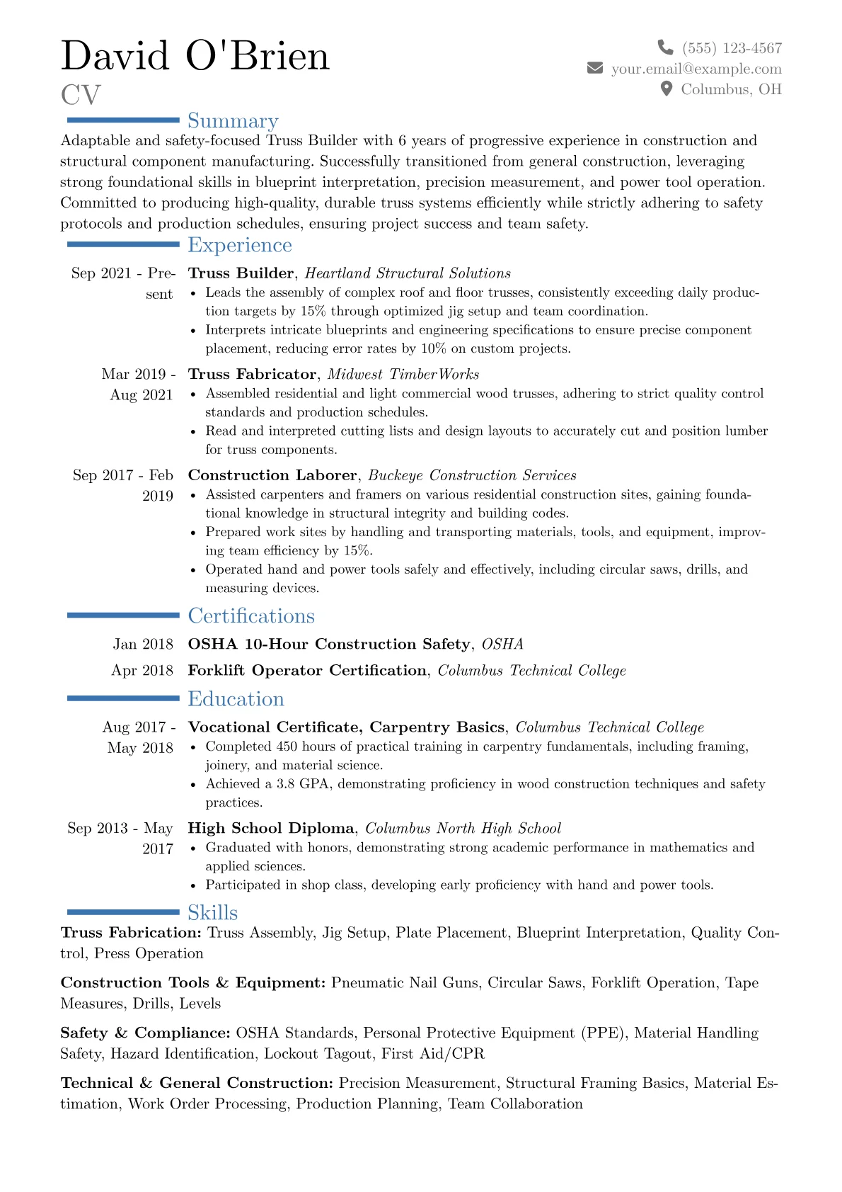 Career changer version - Page 1